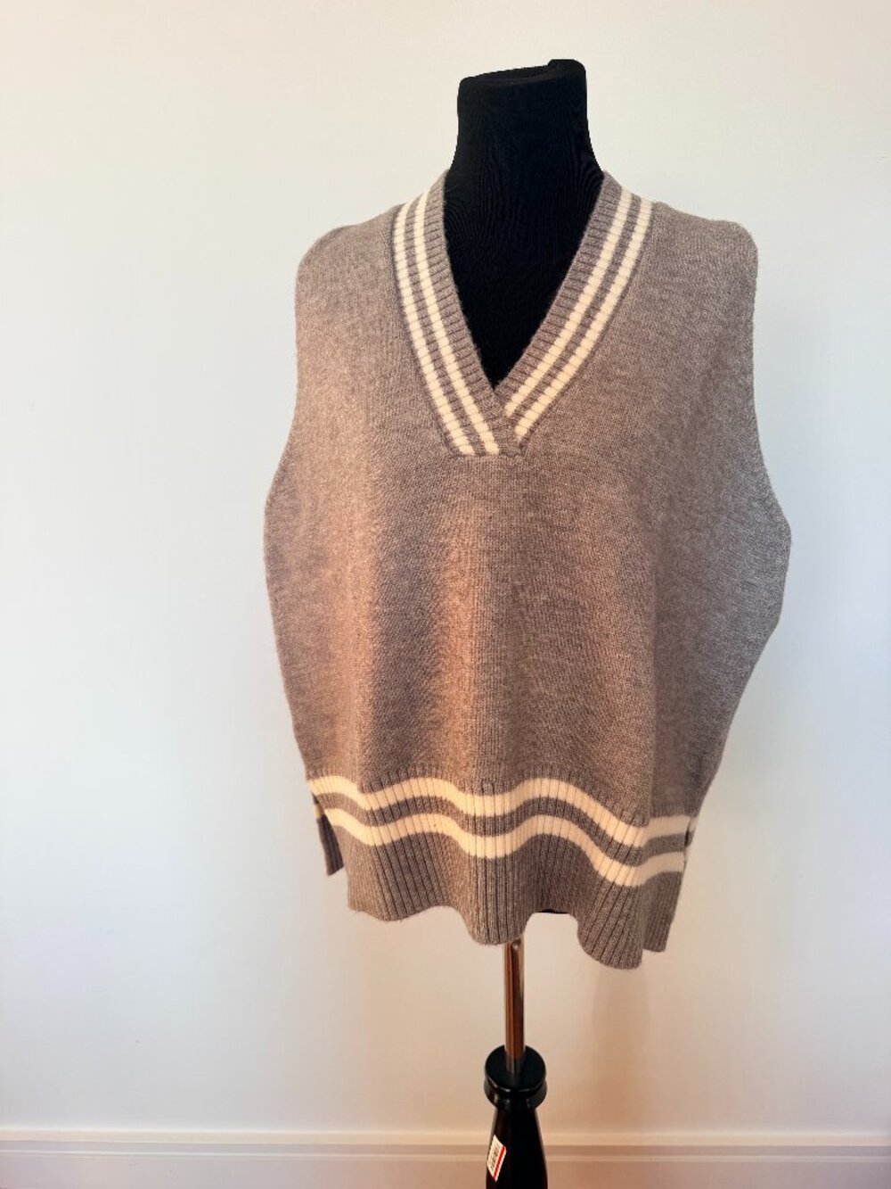 By Anthropologie Sporty V-Neck Sweater Vest (NWT)